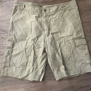 Patagonia Men's Organic Cotton Olive Cargo Shorts